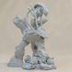 Άβαφη 3D Фигура Alien Xenomorph Big Chap 3D Боядисване DIY Подарък Цветове 20 см 1:8