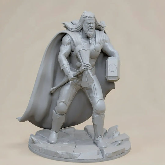 Unpainted 3D Figure Thor End Game V2 Painting Diy Gift Colors 30 Cm 1:6