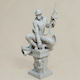 Unpainted 3D Figure Spider Noir Gun Printing Figurine Painting DIY Gift Colors 15.2 Cm 1:12