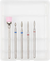Luxorise Diamond Nail Drill Bits #23 Set 5 Pcs Luxorise Diamond Nail Drill Bits #23 Set 5 Pcs