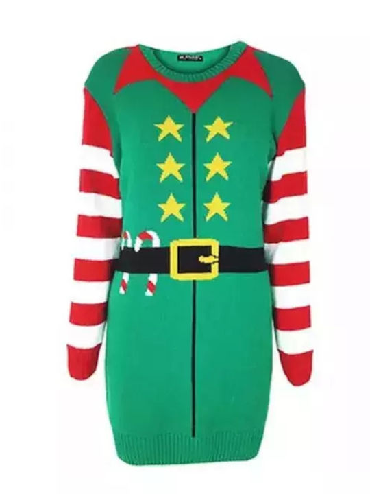 JUP Erwachsen Weihnachtskostüm Elfe Grüne