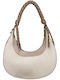 Damentasche Schulter Beige