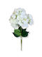 Stewehome Artificial White Hydrangea Bouquet Tree 5 Branches Multicolour