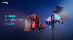 Smallrig Ra-bd08 8-Leaf Barndoors 4204 Fresnel & Bowens Mount