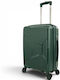Cabin Hard Green Travel Suitcase Height 55cm