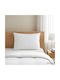 vidaXL Perna De Canapea Din 100% Bumbac Alb 80x40cm