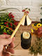 SteweHome Metal Candle Holder in Gold Colour 10x20cm