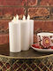 SteweHome Set Of Candle Holders In White Colour 15x15cm 5 Pieces