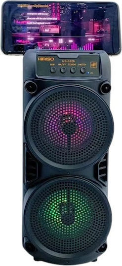 Kimiso QS-3226 Bluetooth Lautsprecher 5W mit Betriebszeiten (maximal) bis 3 Stunden Schwarz