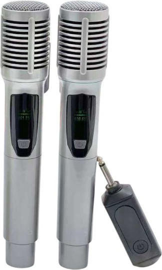 Kimiso Wireless Karaoke Microphones KMS-903MC 509038_s Silver
