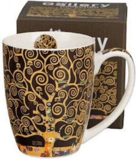 Carmani Klimt Tasse aus Porzellan 360ml