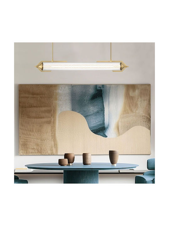 Espadab Silver LED Pendant Ceiling Light with Warm White Light 13.8x13.8cm