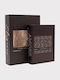 Set of Wooden Decorative Boxes in Book Shape 2 Pieces