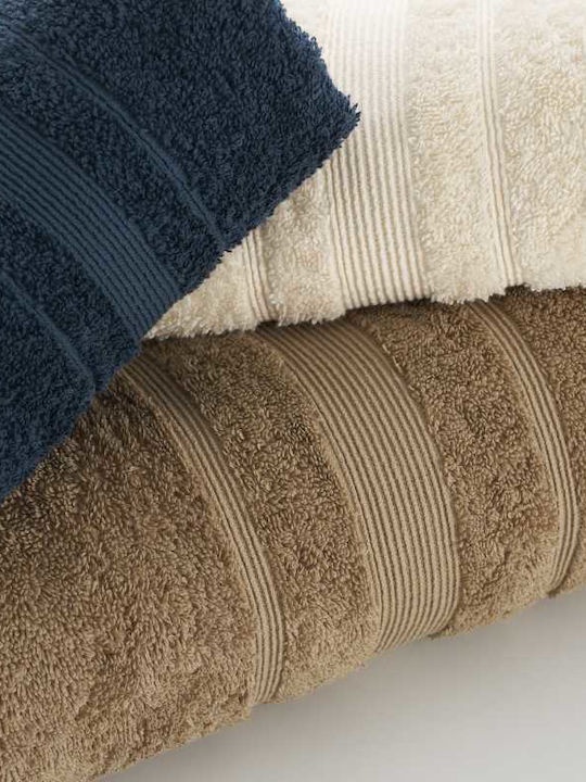 Vesta Home Πετσέτα Σώματος 80x150εκ. Εκρού Βάρους 550gr/m²