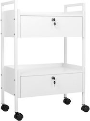 Habys Tropichlato Tische auf Rädern Krankenpflege P62xB36xH90cm T-SS138
