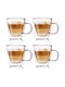 Orion Glas Tasse Transparent 180ml 4 Stück