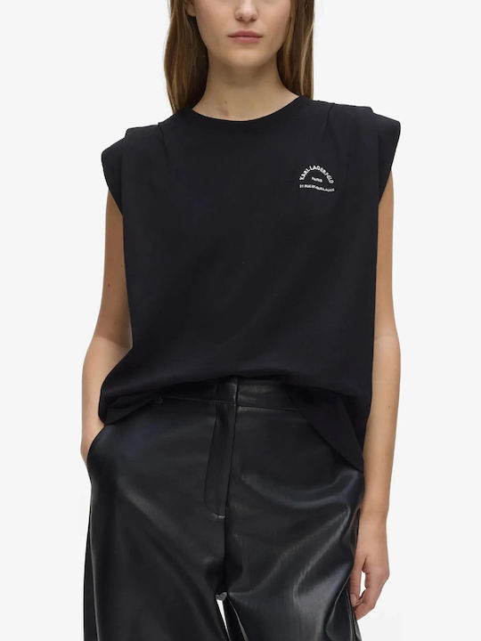 Karl Lagerfeld T-shirt Черно