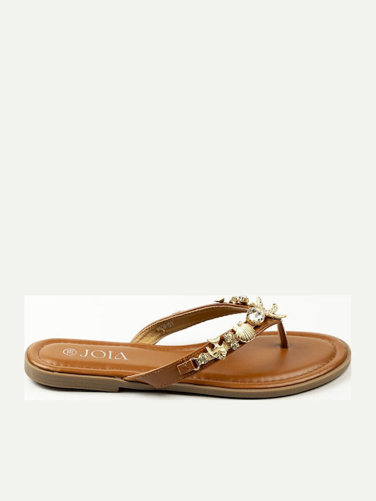 Fshoes Fshoes Damen Flache Sandalen Braun