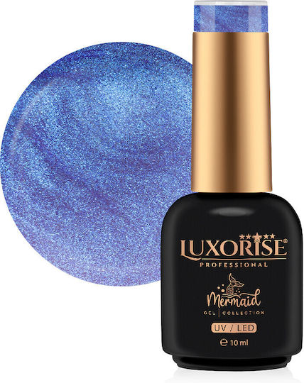 Luxorise Ojă Pentru Unghii Cu Gel Seaside Lila Cu Sclipici 10ml