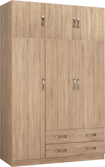 Carly Dulap cu ușă triplă cu loft 150x55x240cm