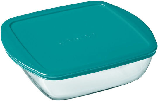 Pyrex Δοχείο Φαγητού Γυάλινο Μπλε 2.2lt
