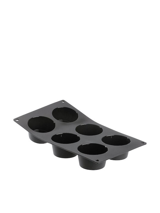 De Buyer Φόρμα Ζαχαροπλαστικής για Cupcakes/Muffins από Σιλικόνη 30x17x3εκ.