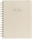 Premium Academic Weekly Diary 2026/2027 12-Month Spiral 16.5x21cm Bambina Misty Gray By Kokonote