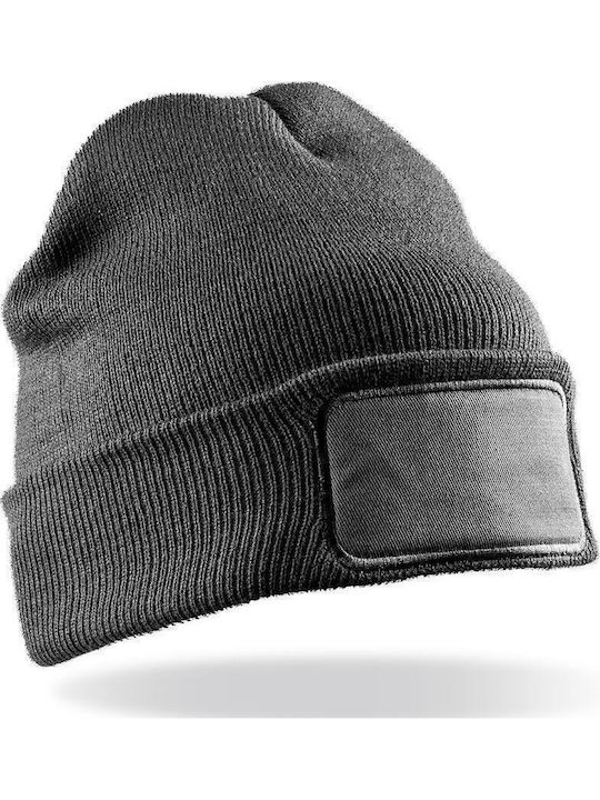 Beanie Unisex Knitted Beanie in Grey Colour