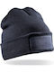 Beanie Unisex Σκούφος Πλεκτός σε Navy Μπλε χρώμα