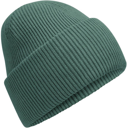 Beanie Unisex Beanie with Rib Knit in Navy Blue Colour
