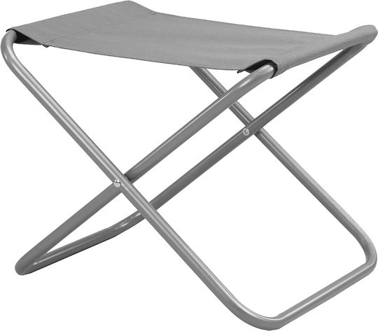 Lianos Aluminium Grey Beach Stool 34x38x35cm