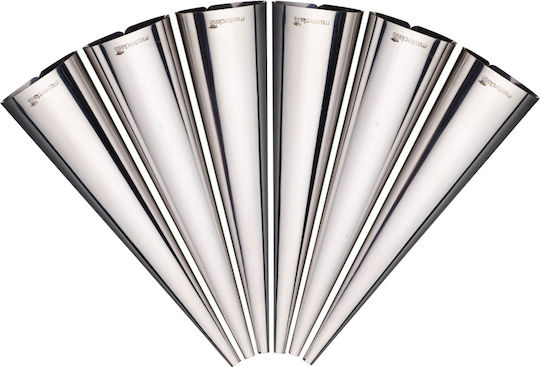 Kitchen Craft Metallische Düse für Spritzbeutel 17cm 6 Stück