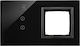 Simon Touch Rahmen Touch Panel S54 Touch 2 Module 2 Vertikale Tastaturfelder + 1 S54 Loch Lava Set Dstr230/73