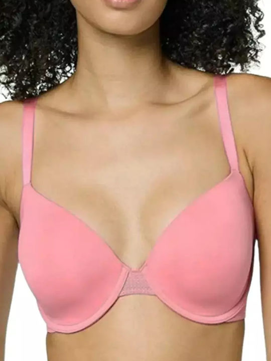 Calvin Klein Ροζ Σουτιέν με Ελαφριά Ενίσχυση & ...