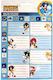Gim Sonic The Hedgehog Notebook Etiketten 16 Stück