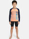 Nike Hydroguard Kids Swimwear Rashguard Orange