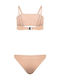 Bikinihosen Slip Dunkel Nude