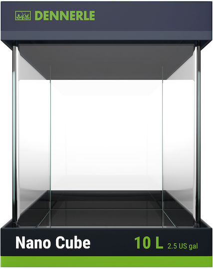 Dennerle Nano Cube Fish Aquarium Capacity 10lt 21.5x21.5x26cm