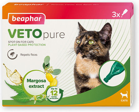 Beaphar Veto Biocton Spot-on Антипаразитни Ампули За Котки 3 Бр