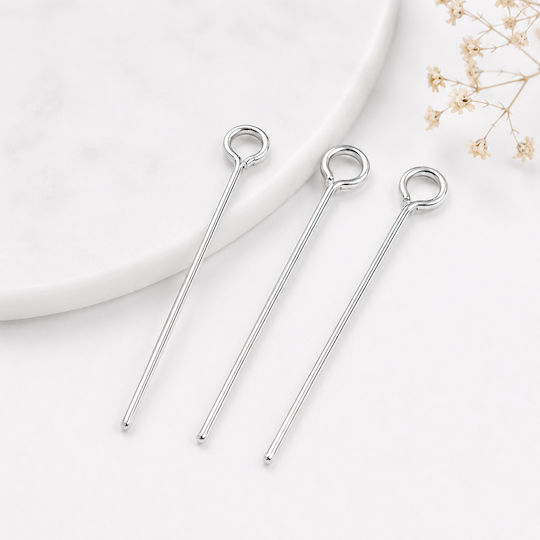 Grana Components Silver Earring Findings Size Choice 25mm