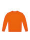 B&C Men's Promotional Long Sleeve Sweatshirt Orange