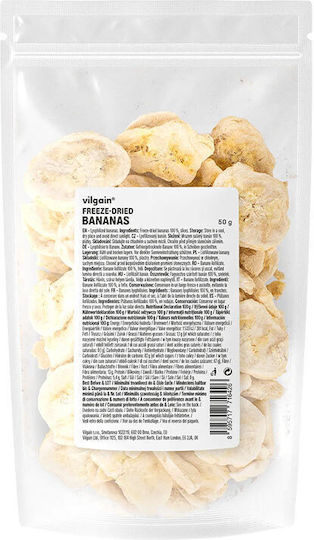 Vilgain Freeze-dried Bananas Vilgain 50 G