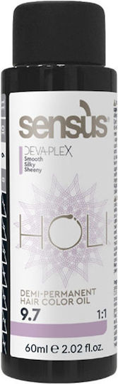 Sensus Полуперманентна Боя За Коса 9.7 Very Light Violet Blonde - Много Светло Русо Виолетово 60ml
