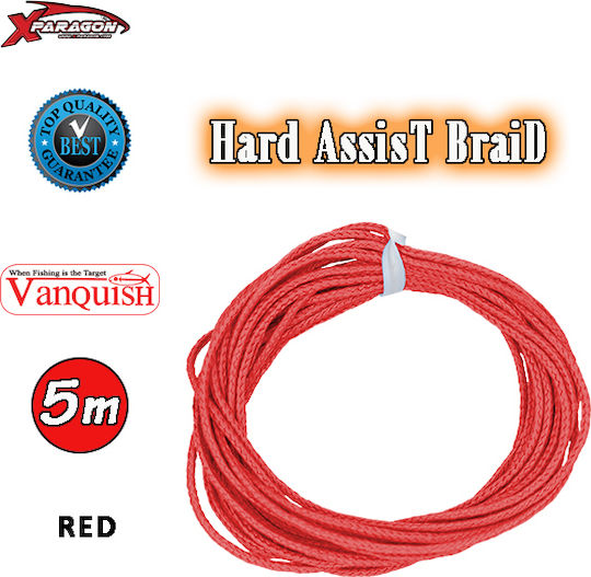 Angelschnur X-Paragon Hard Assist Braid Rote 0.80mm