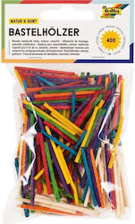 Σπιρτόξυλα Mix Χρώματα 400τεμ Folia