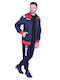 Tuta Relax Vesuvio Σετ Φόρμας Γυαλιστερό Navy/red