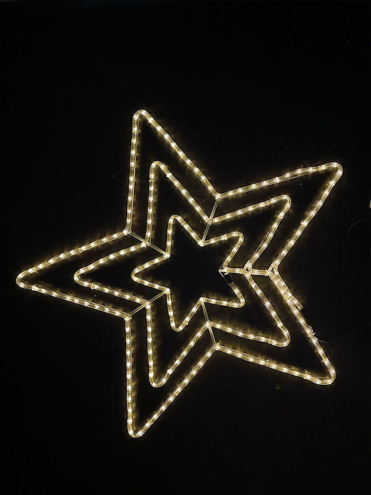 Noeled Christmas Waterproof Illuminated Plastic Star 80x80cm