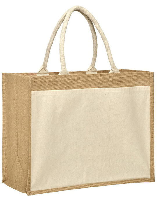 Cairns U-bag Natürliche Stoff Strandtasche Weiß