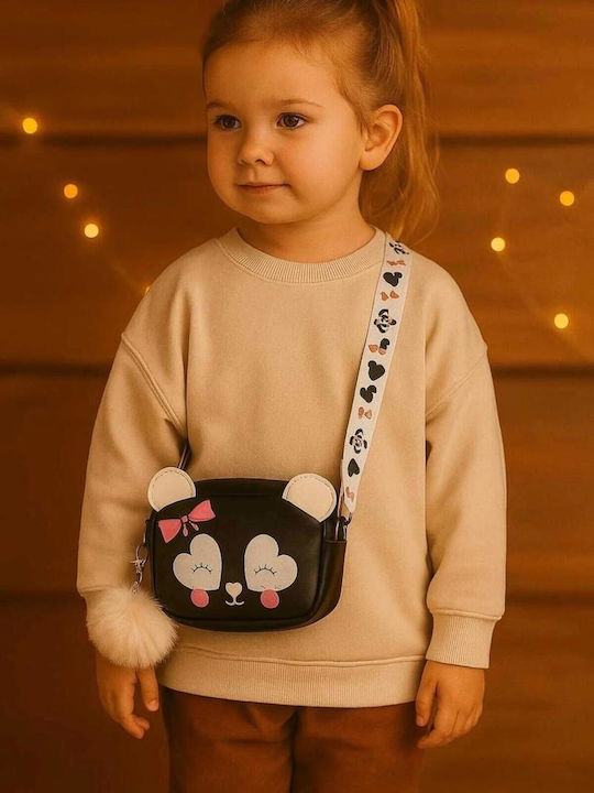 Kids Shoulder Bag Black