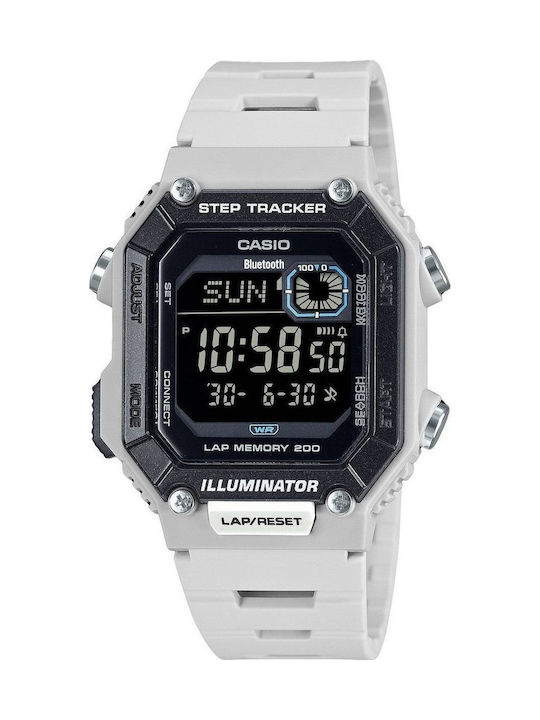 Casio Digital Herrenuhr 41.3mm Batteriefunktion...